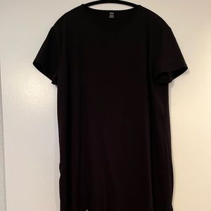 Black boho dress